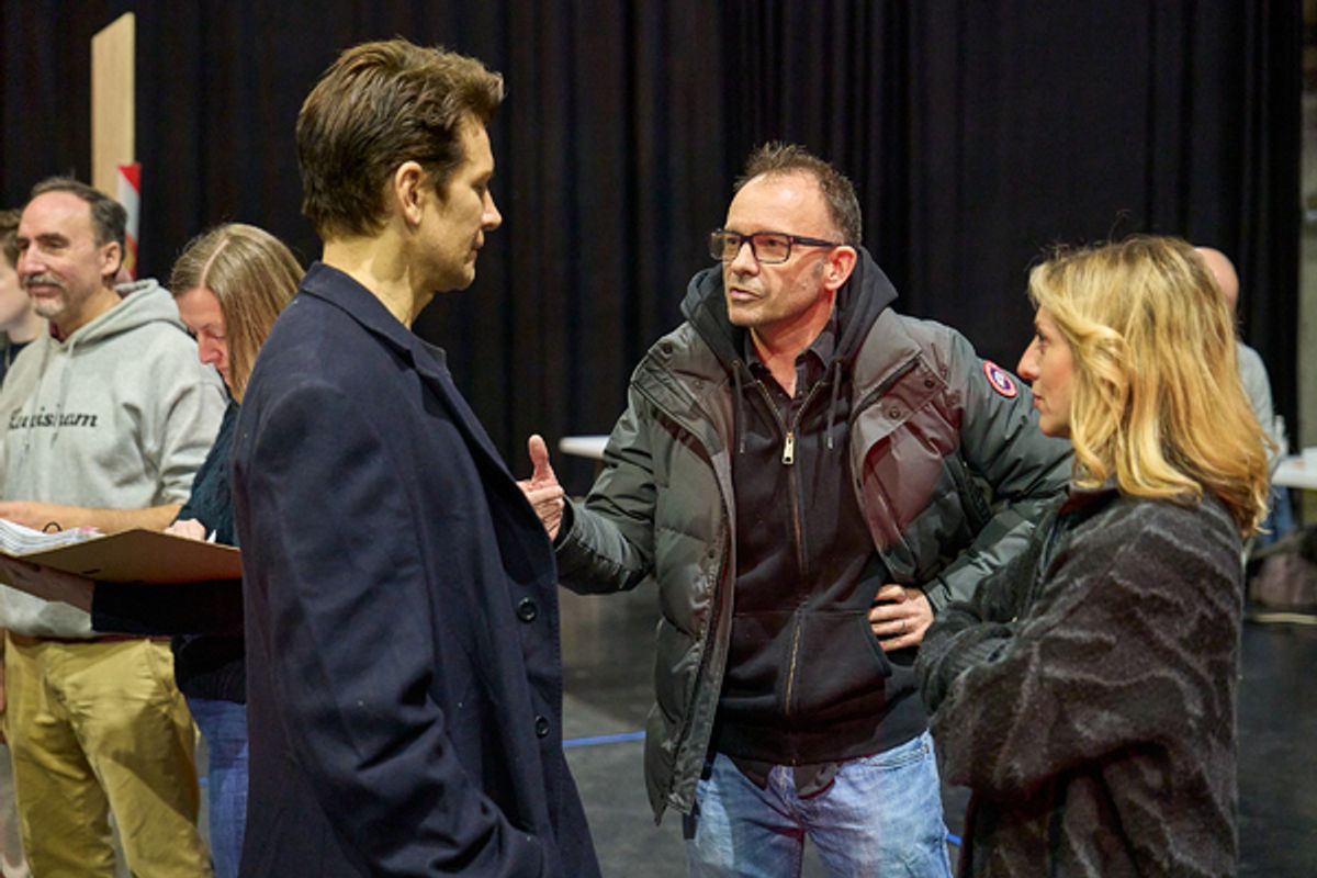 Andy Karl and Matthew Warchus at 