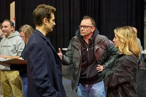 Andy Karl and Matthew Warchus Photo