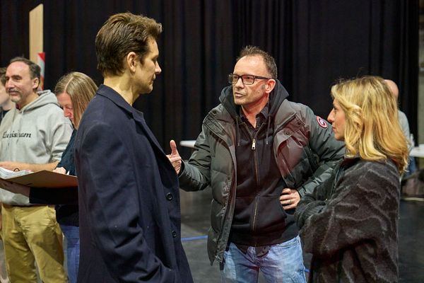 Andy Karl and Matthew Warchus Photo