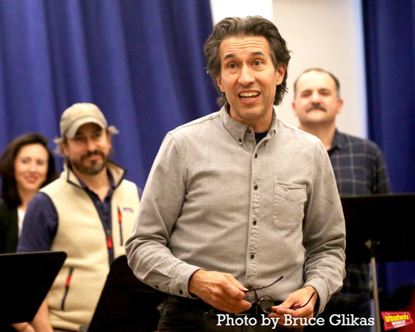 Photos: The Cast of SPAMALOT at the Kennedy Center Meet the Press  Image