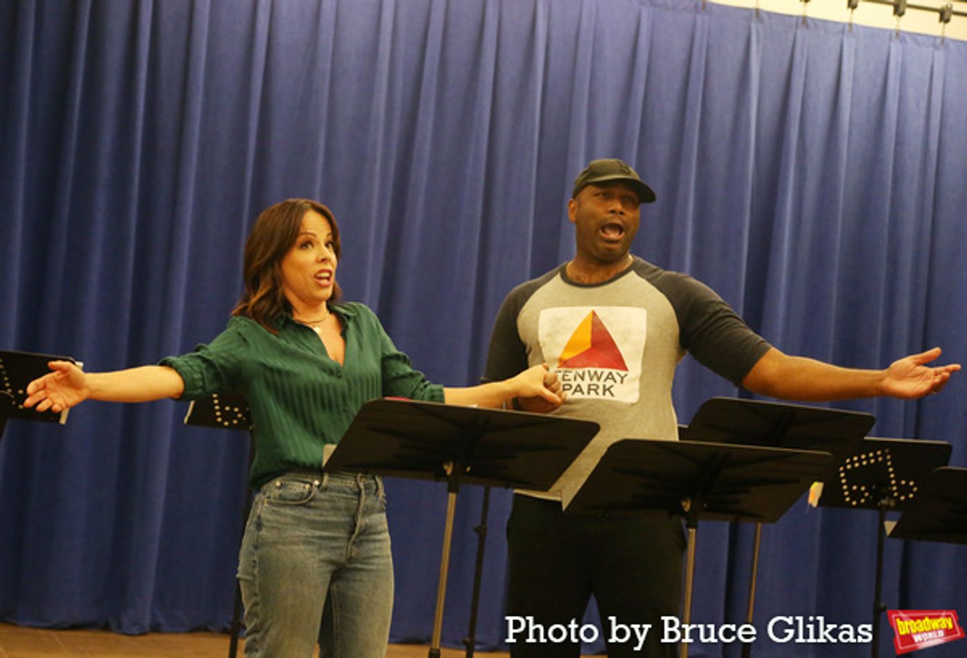 Photos: The Cast of SPAMALOT at the Kennedy Center Meet the Press  Image