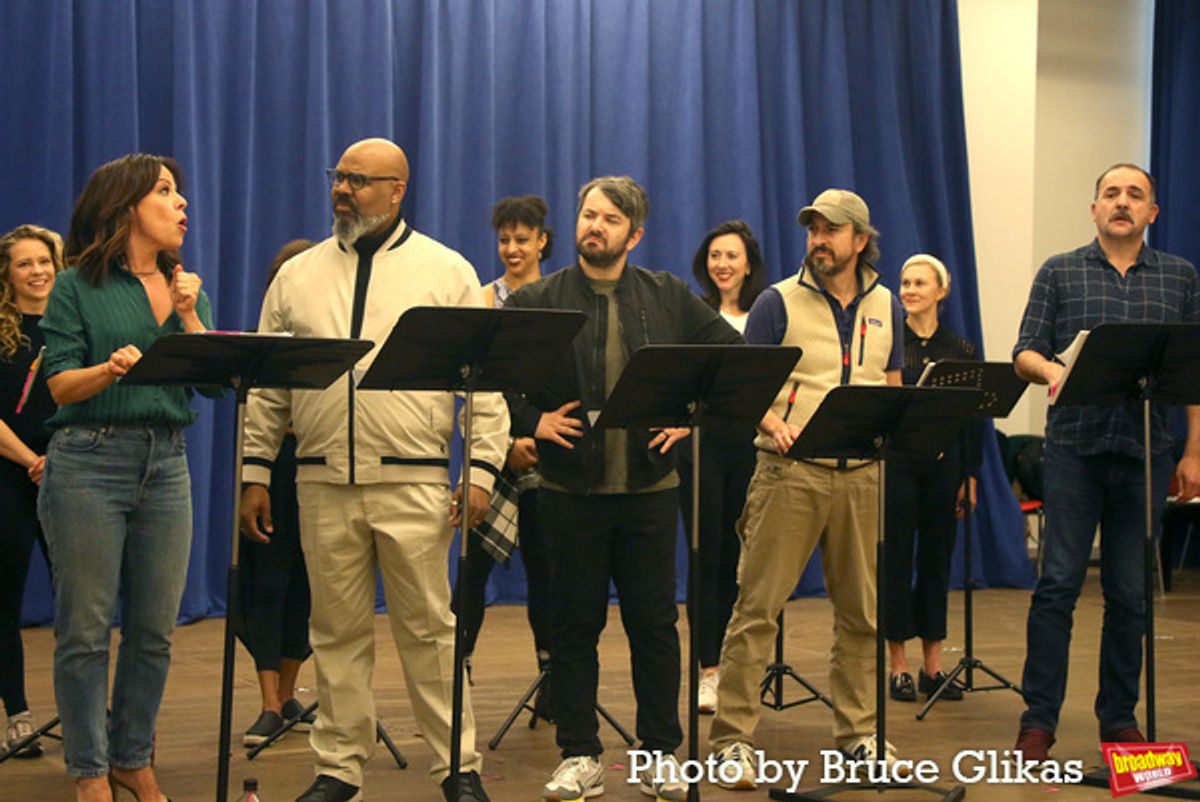 Leslie Rodriguez Kritzer, James Monroe Iglehart, Alex Brightman, Matthew Saldivar and Jimmy Smagula at 