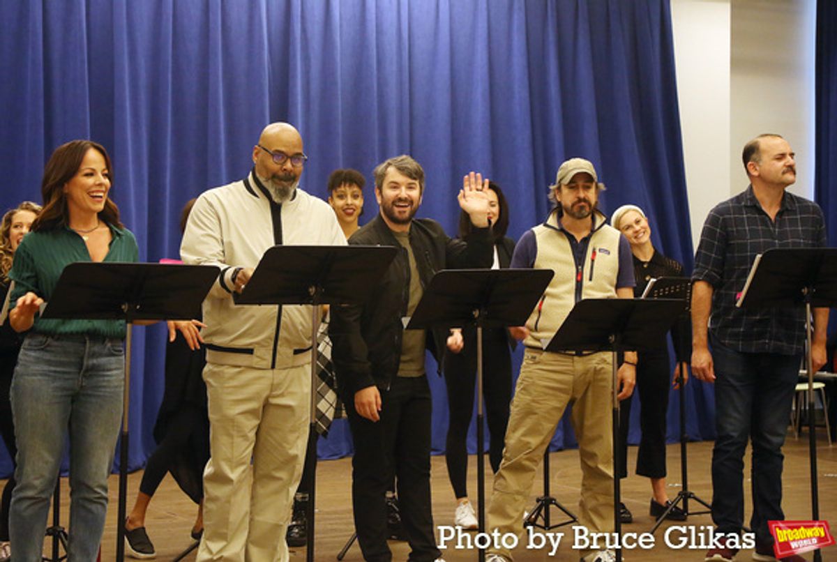 Leslie Rodriguez Kritzer, James Monroe Iglehart, Alex Brightman, Matthew Saldivar and Jimmy Smagula at 