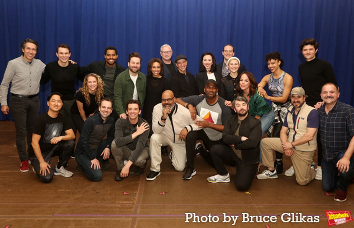 Director/Choreographer Josh Rhodes Rob McClure, Kennedy Center Vice President & Executive Producer of Theater/ Artistic Director of Broadway Center Stage Jeffrey Finn, Musical Director John Bell with James Monroe Iglehart, Michael Urie, Alex Brightman, Nik Walker, Leslie Rodriguez Kritzer, Jimmy Smagula, Matthew Saldivar and Ensemble including Phillip Attmore, Daniel Beeman, Maria Briggs, Michael Fatica, Ryan Kasprzak, Eloise Kropp, Daniel May, Shina Ann Morris, Kaylee Olson and Kristin Piro at 