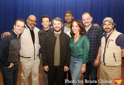 Rob McClure, James Monroe Iglehart, Michael Urie, Alex Brightman, Nik Walker, Leslie  Photo