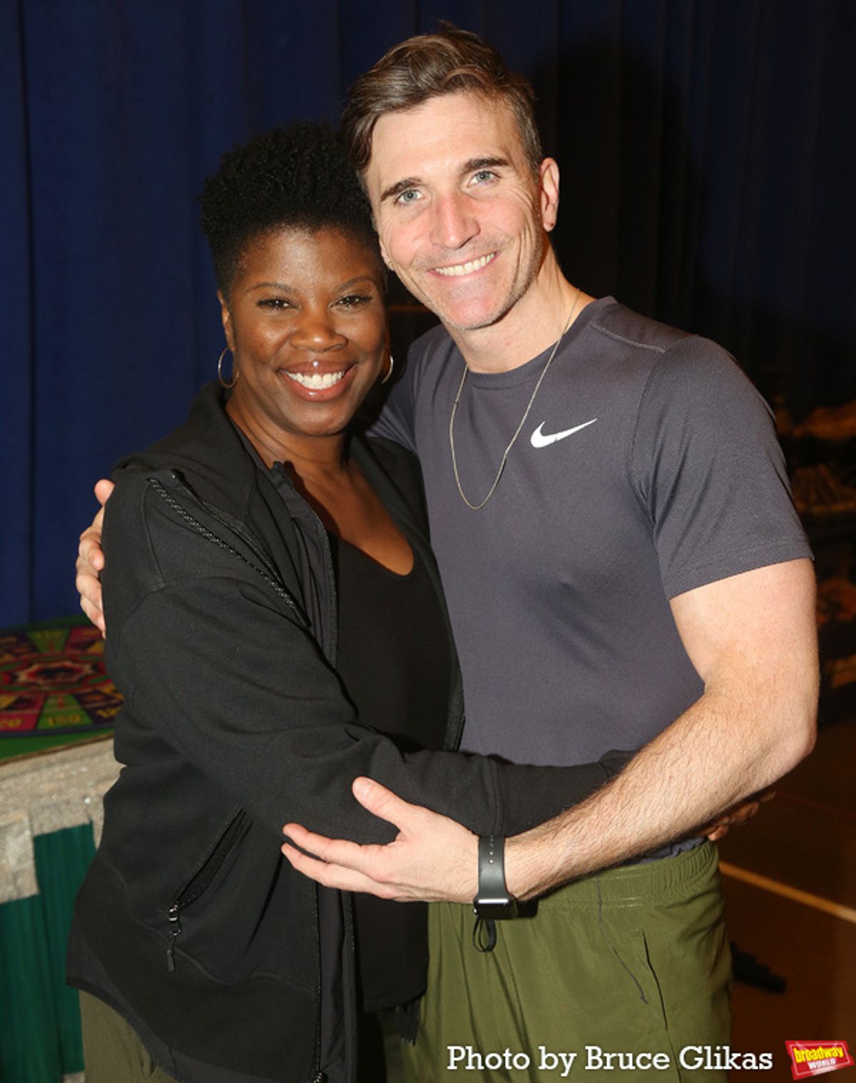Associate Director Deidre Goodwin and Associate Choreographer Charlie Sutton at 