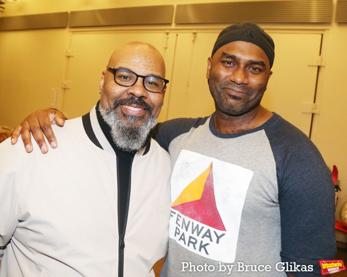 James Monroe Iglehart and Nik Walker at 