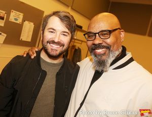 Alex Brightman and James Monroe Iglehart @ BroadwayWorld Alex Brightman and James Monroe Iglehart Photo