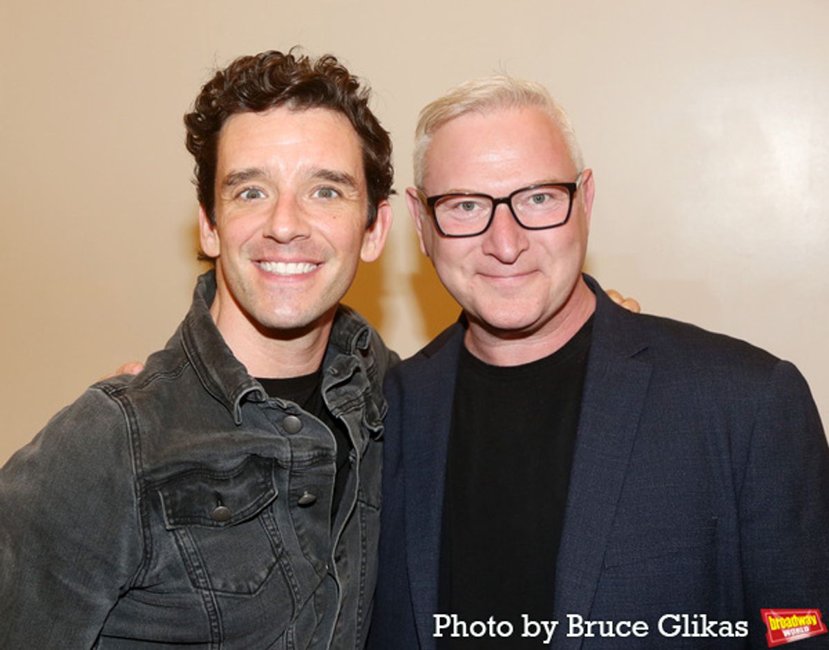 Michael Urie and Kennedy Center Vice President & Executive Producer of Theater/ Artistic Director of Broadway Center Stage Jeffrey Finn at 