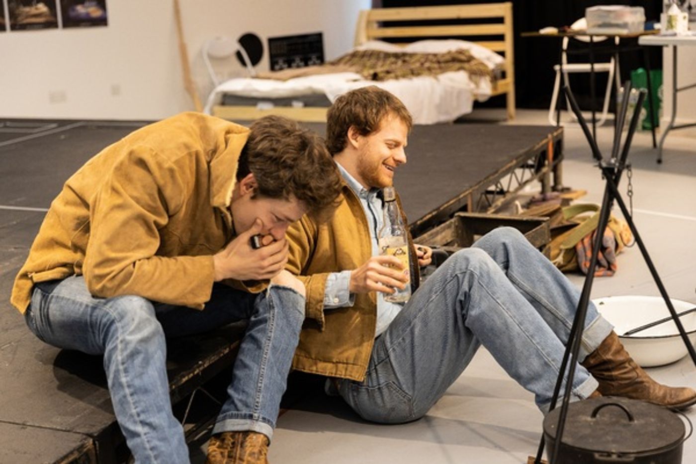 Photos: Mike Faist and Lucas Hedges in Rehearsal For BROKEBACK MOUNTAIN @sohoplace  Image