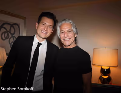 Peter Cinotti, (Cafe Carlyle May 9-11) & Tony Danza Photo