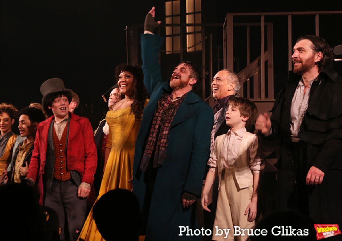 Julian Lerner, Lilli Cooper, Raul Esparza, Benjamin Pajak and Tam Mutu at 