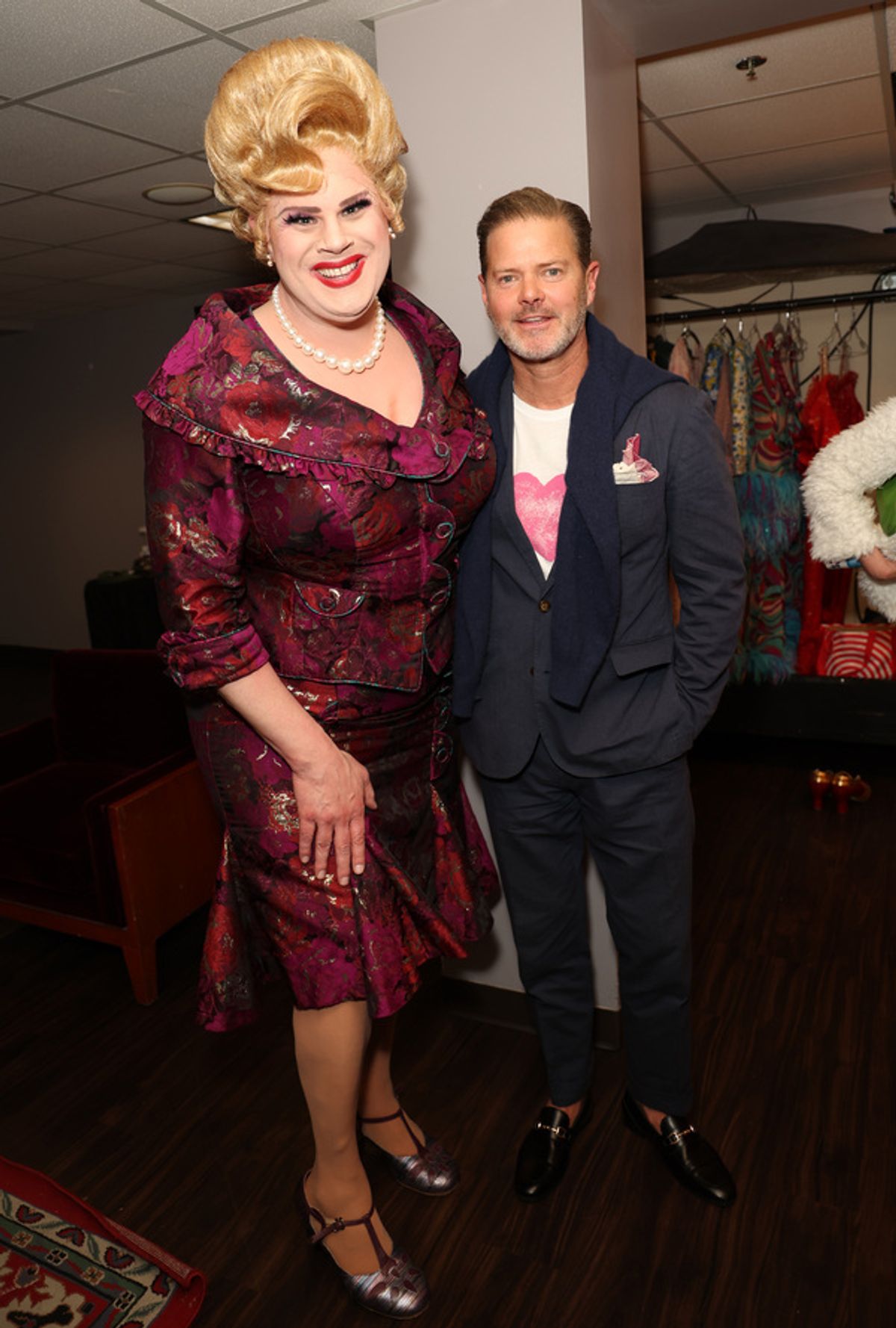 Andrew Levitt, Nina West and Clarke Thorell at 