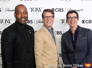 Emilio Sosa, Sean Hayes, Rachel Hauck
 Photo