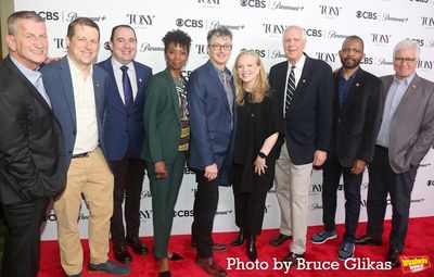 Tom Kirdahy, Sam Davis, Kai Harada, Sharon Washington, Beowulf Boritt, Susan Stroman, Photo