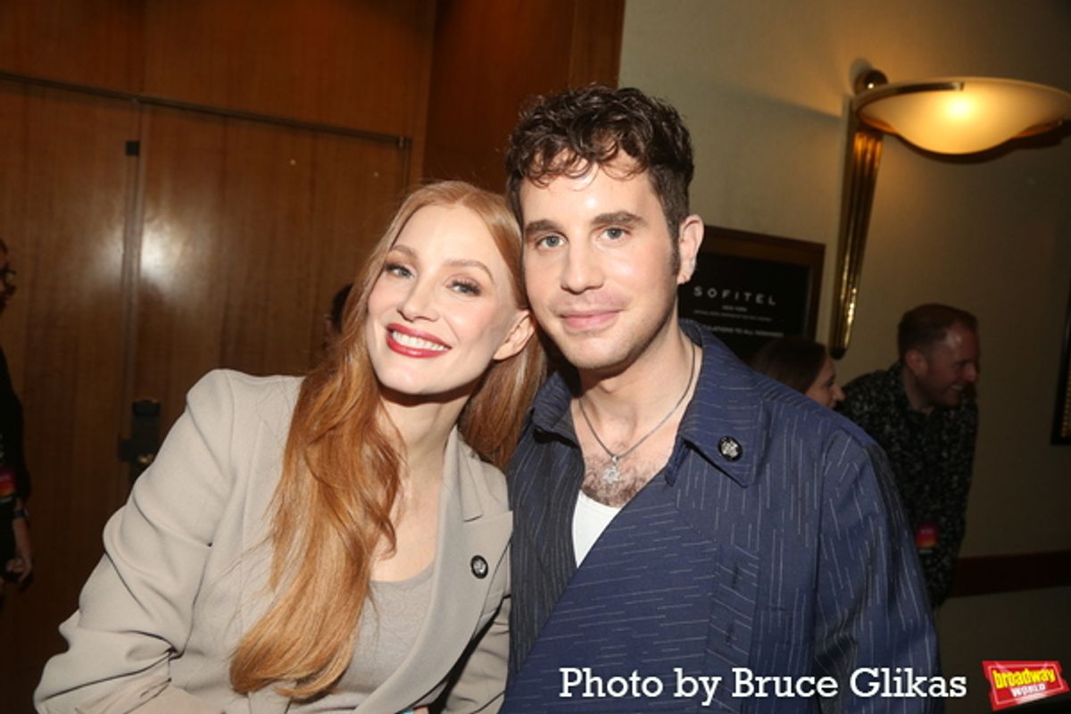 Jessica Chastain, Ben Platt at 