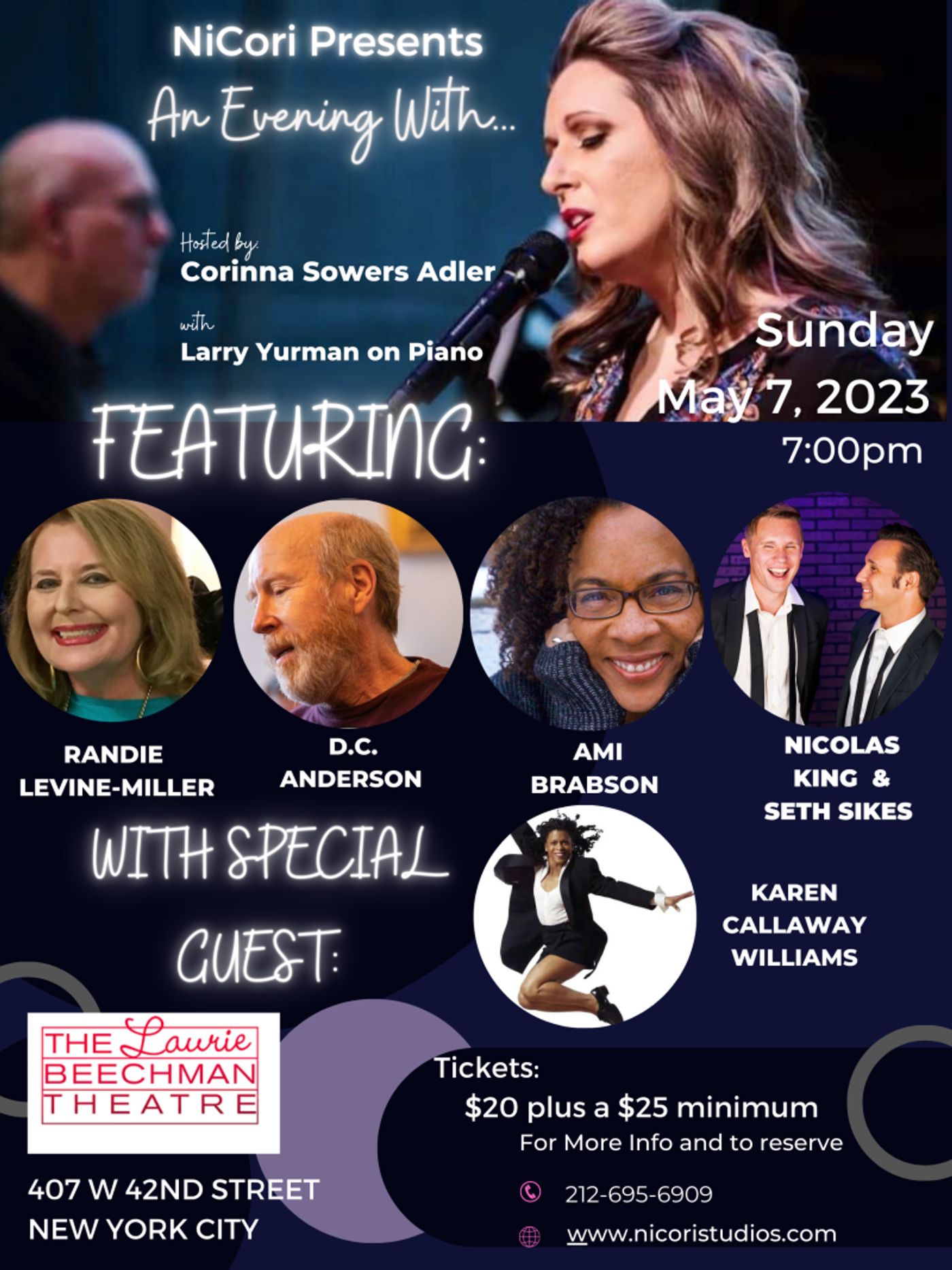 AN EVENING WITH... Prepares For Series Debut at The Laurie Beechman Theatre May 7th  Image