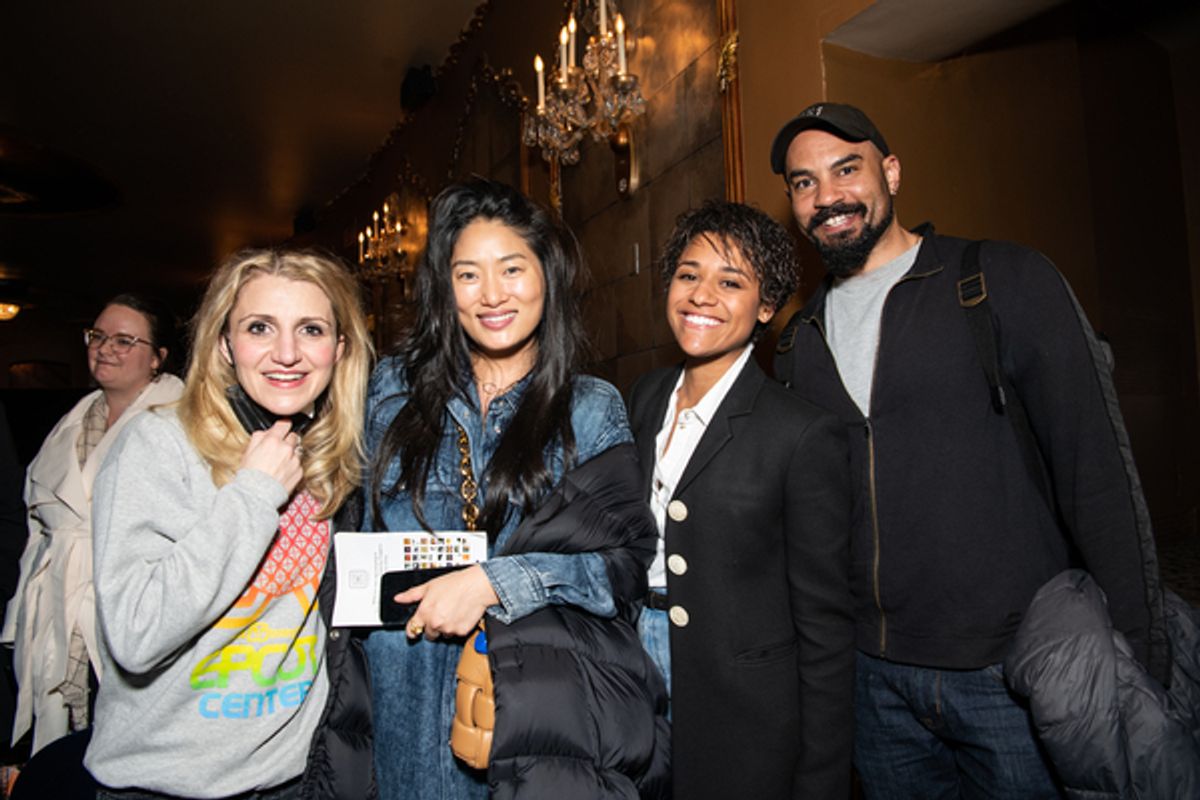 Annaleigh Ashford, Chloe Flower, Ariana DeBose, Nicholas Christopher at 
