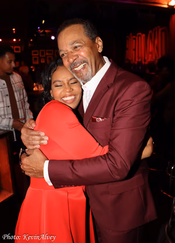 Brittney Johnson, Clifton Davis Photo