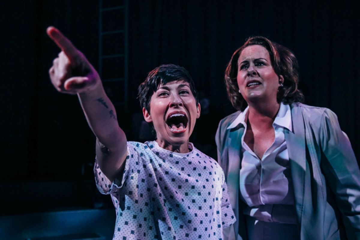 Amanda Kruger (they/them) and Gina Torrecilla (she/her)  at 