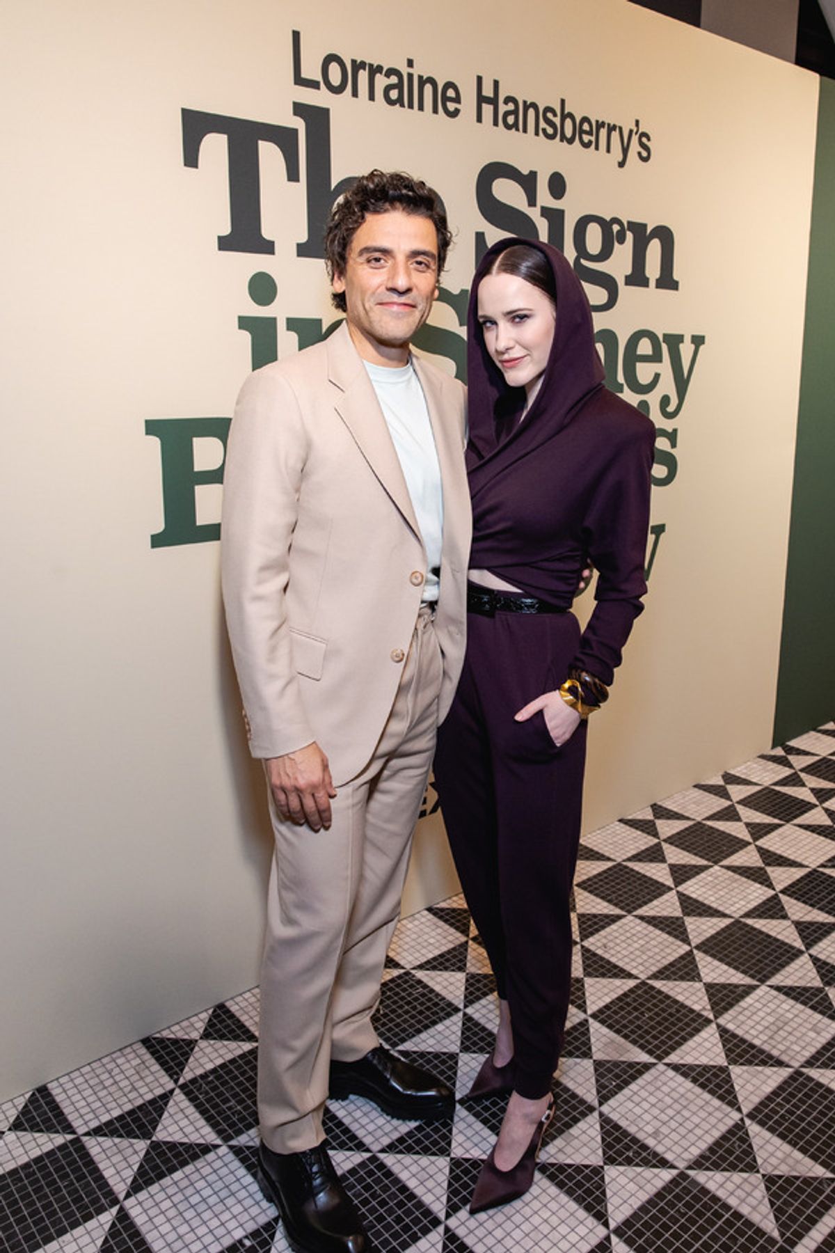 Oscar Isaac and Rachel Brosnahan at 