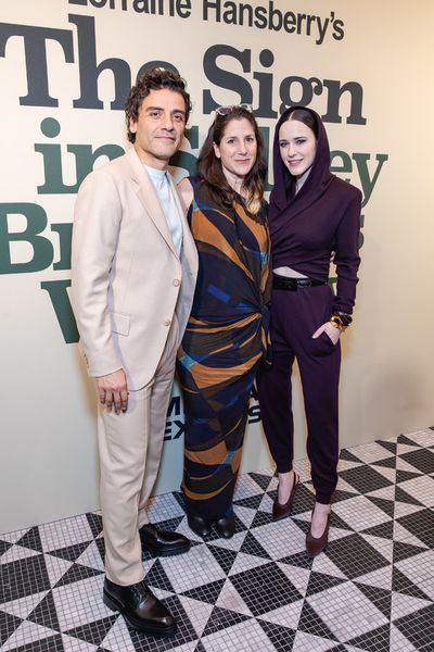 Oscar Isaac, Anne Kauffman, and Rachel Brosnahan Photo