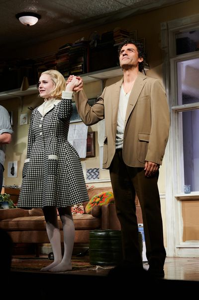 Rachel Brosnahan and Oscar Isaac Photo