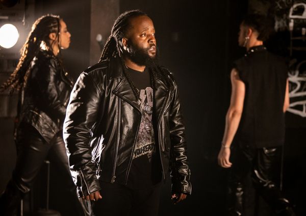 Isaac 'Deacon Izzy' Bell, Imani Branch, and Michael J. Mainwaring Photo