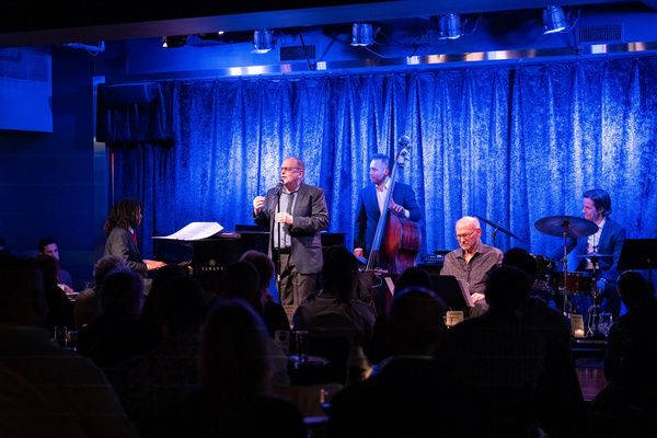 Sean Mason, John Minnock, Mark Lewandowski, Dave Liebman, Pablo Eluchans     Photo
