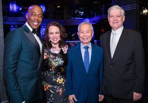 Michael McElroy, Georgia Stitt, George Takei, and Jim Hoare  Photo