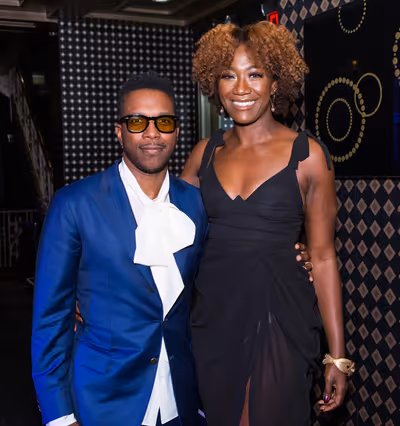 Leslie Odom Jr. and Amber Iman  Photo