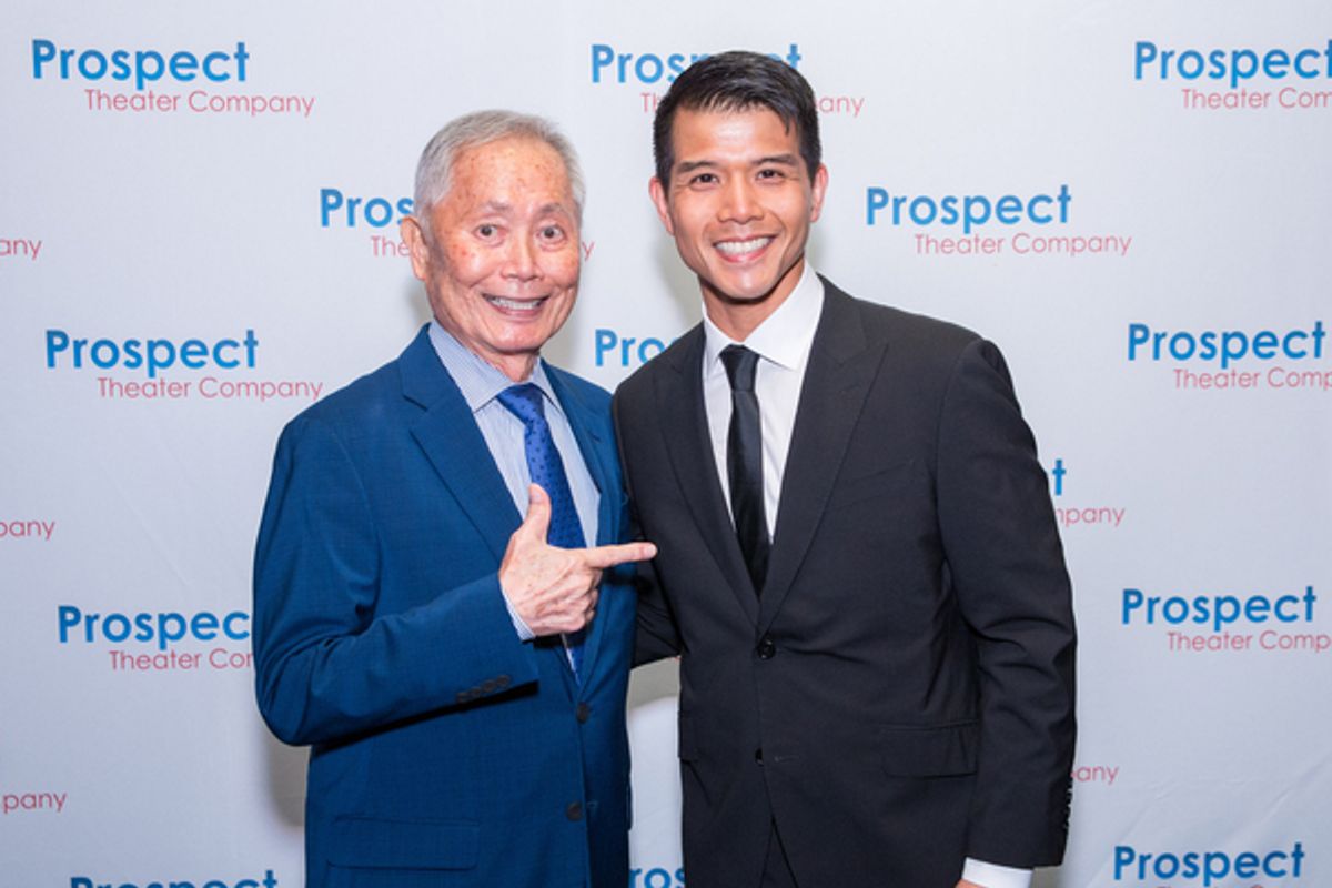 George Takei and Telly Leung at 