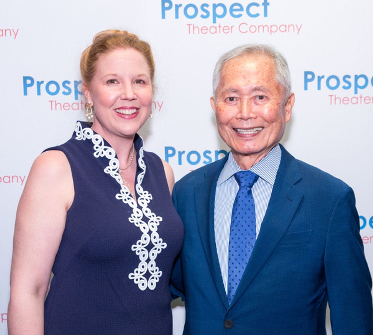 Cara Reichel and George Takei at 