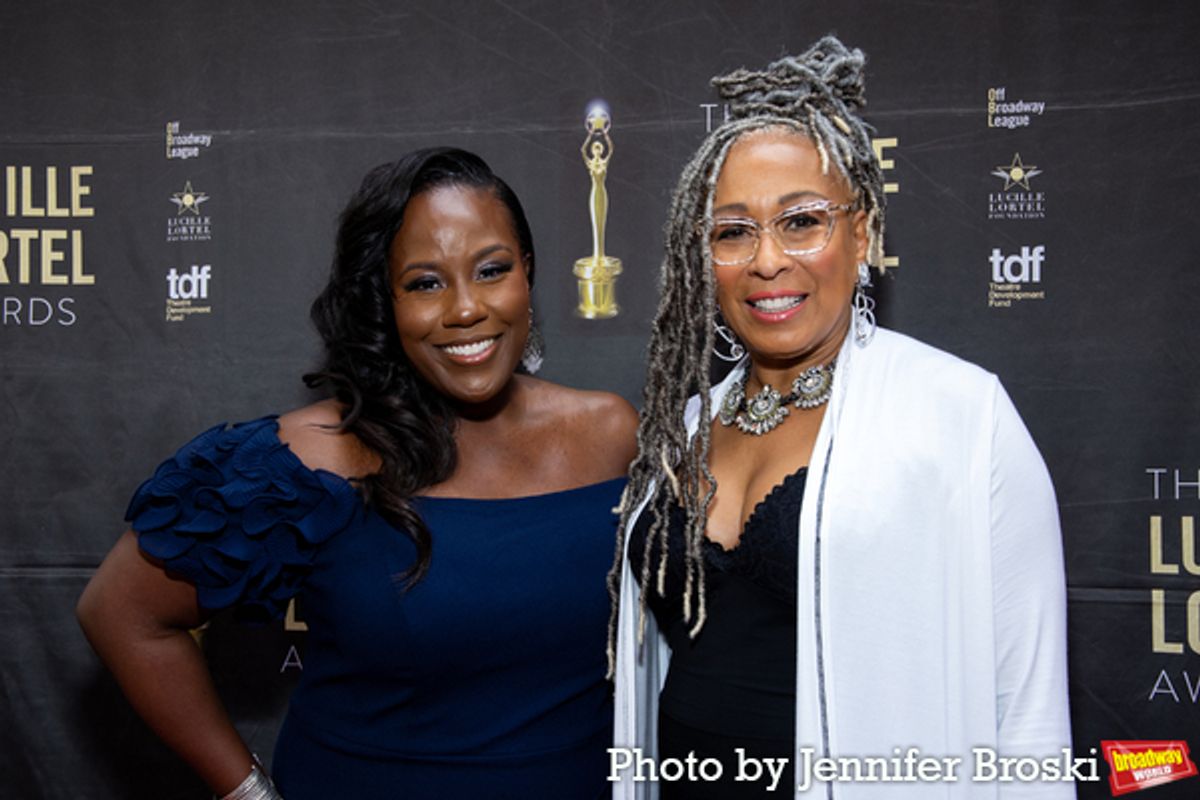 Crystal Lucas-Perry, Tamara Tunie at 