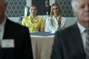 West Duchovny as Shannon Shaeffer, Dina Shihabi as Britt Hufford @ BroadwayWorld West Duchovny as Shannon Shaeffer, Dina Shihabi as Britt Hufford Photo