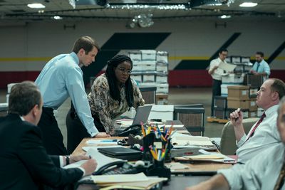 Tyler Ritter as John Brownlee, Uzo Aduba as Edie Photo