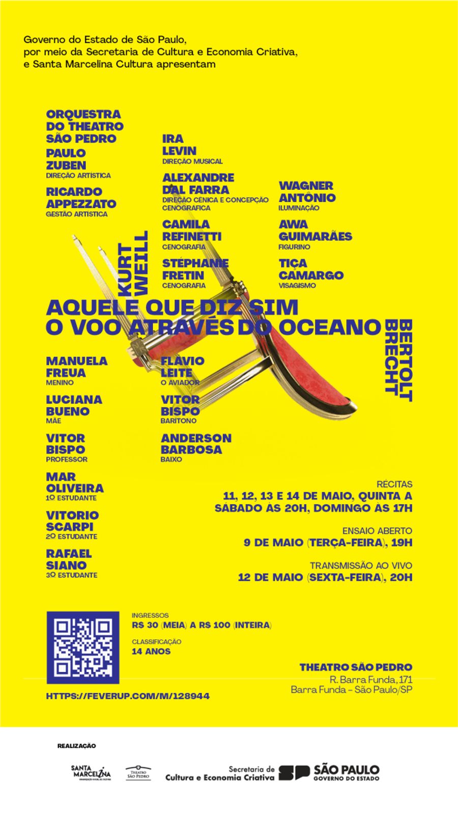 Theatro Sao Pedro presents Weill and Brecht's THE YES SAYER and THE FLIGHT ACROSS THE OCEAN Image