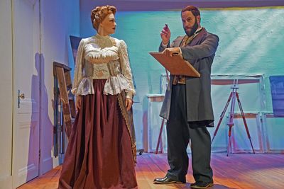 Erica DeJongh as Dot and Logan Denninghoff as George Photo