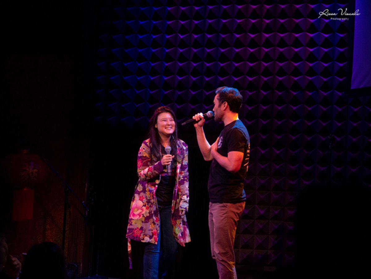 Olivia Oguma and Marc Dela Cruz at 