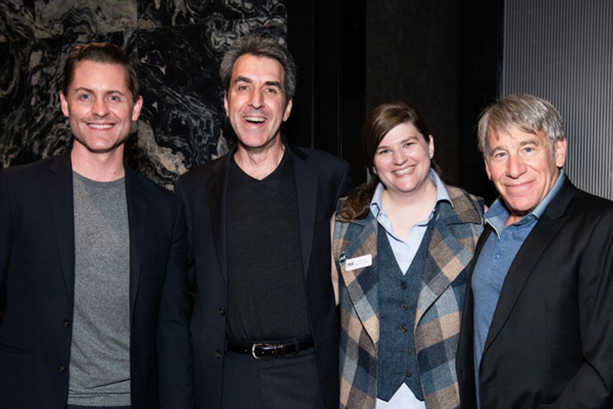 Michael McCorry Rose, Jason Robert Brown, Rachel Routh, Stephen Schwartz at 