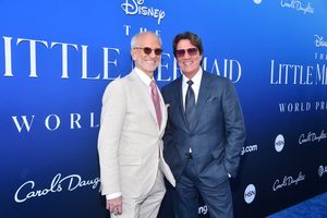 LOS ANGELES, CALIFORNIA - MAY 08: (L-R) John DeLuca and Rob Marshall attend the World Photo