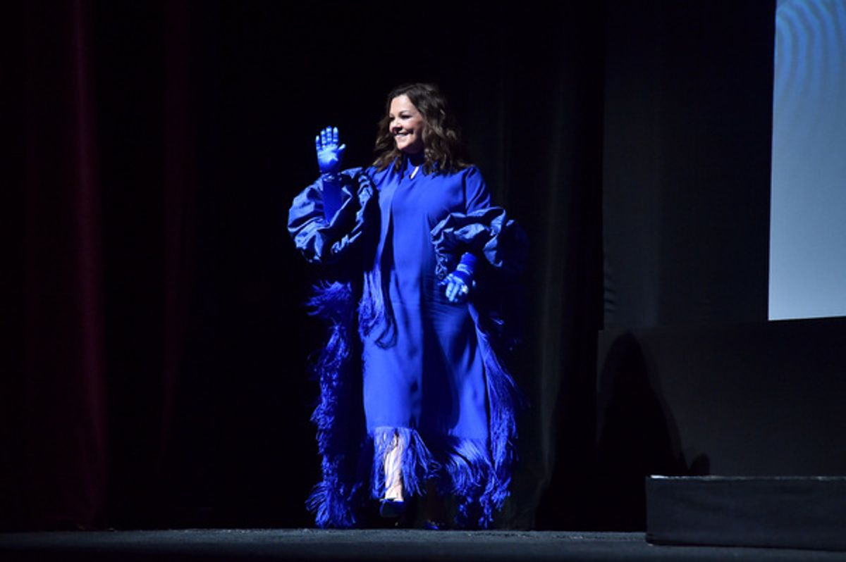 LOS ANGELES, CALIFORNIA - MAY 08: Melissa McCarthy attends the World Premiere of Disney's live-action feature 'The Little Mermaid' at the Dolby Theatre in Los Angeles, California on May 08, 2023. (Photo by Alberto E. Rodriguez/Getty Images for Disney) at 