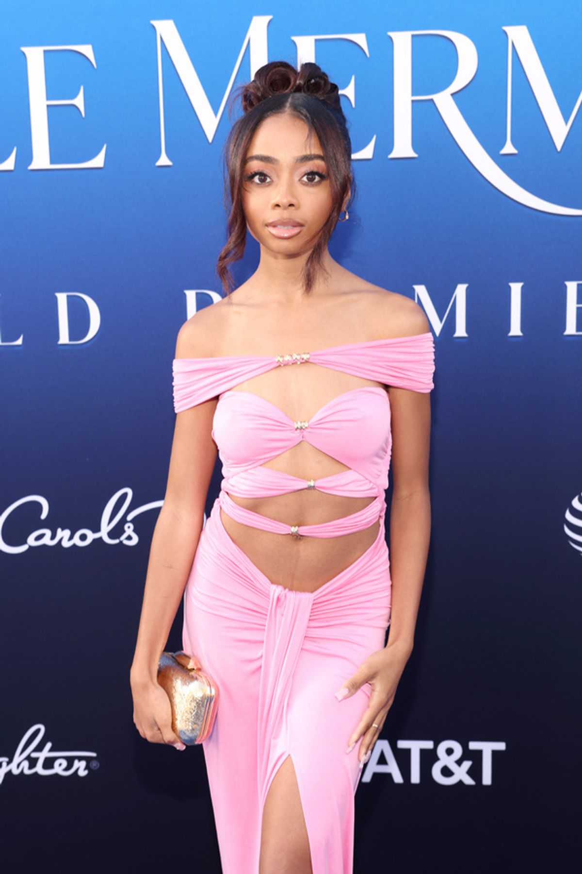 LOS ANGELES, CALIFORNIA - MAY 08: Skai Jackson attends the World Premiere of Disney's live-action feature 'The Little Mermaid' at the Dolby Theatre in Los Angeles, California on May 08, 2023. (Photo by Jesse Grant/Getty Images for Disney) at 