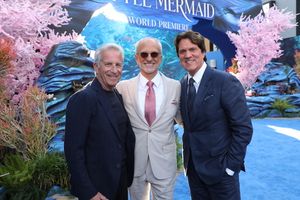 Marc Platt, John Deluca and Rob Marshall attend the World Premiere of Disney's "The L Photo