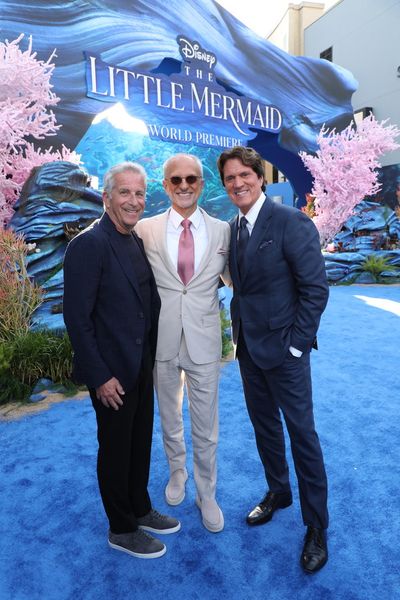 Marc Platt, John Deluca and Rob Marshall attend the World Premiere of Disney's "The L Photo