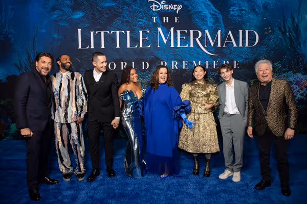 Javier Bardem, Daveed Diggs, Jonah Hauer-King, Halle Bailey, Melissa McCarthy, Awkwaf Photo