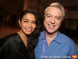 Arielle Jacobs and Co-Composer, Concept and Lyricist David Byrne @ BroadwayWorld Arielle Jacobs and Co-Composer, Concept and Lyricist David Byrne Photo