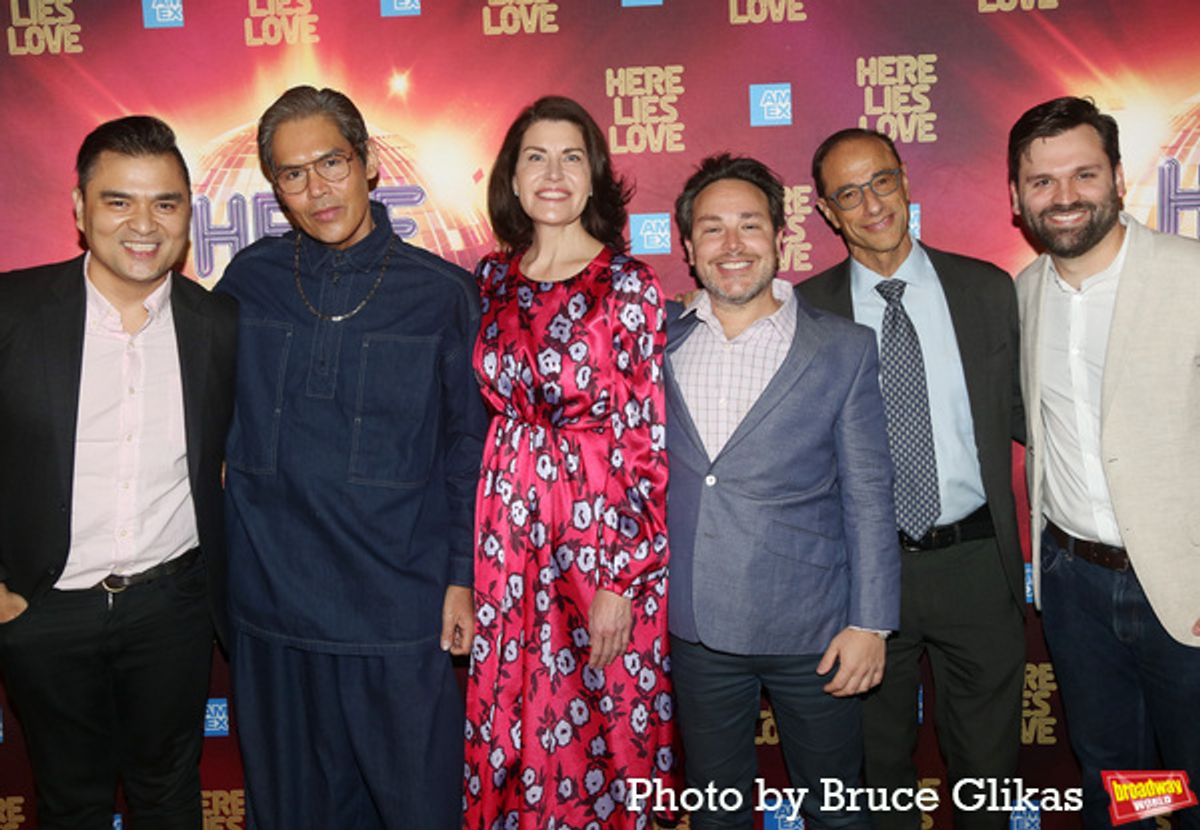 Lead Producers Jose Antonio Vargas, Clint Ramos, Diana DiMenna, Patrick Catullo, Hal Luftig and Kevin Connor at 