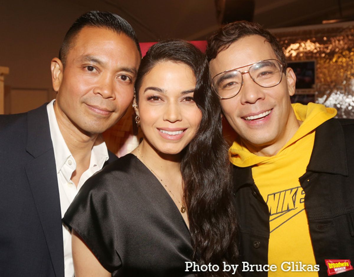 Jose Llana, Arielle Jacobs and Conrad Ricamora at 