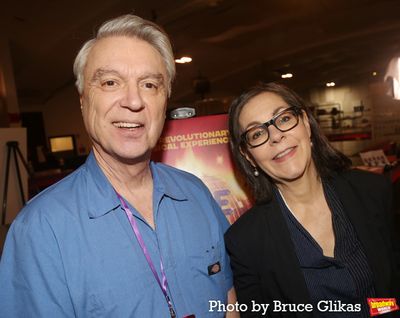 Co-Composer, Concept and Lyricist David Byrne and Choreographer Annie-B Parson Photo